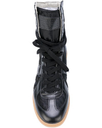 Baskets en cuir noires Maison Margiela