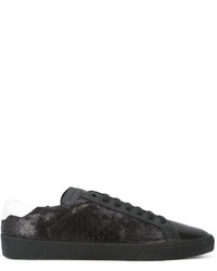 Baskets en cuir noires Saint Laurent