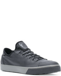 Baskets en cuir noires Y-3