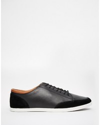 Baskets en cuir noires Aldo