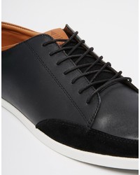 Baskets en cuir noires Aldo