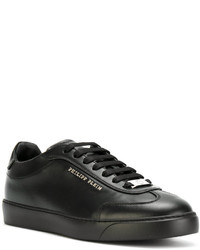 Baskets en cuir noires Philipp Plein