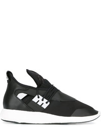 Baskets en cuir noires Y-3