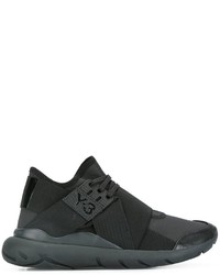 Baskets en cuir noires Y-3