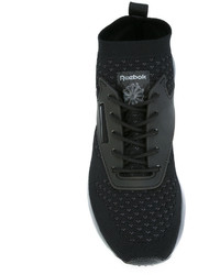 Baskets en cuir noires Reebok