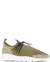 Baskets en cuir olive Filling Pieces