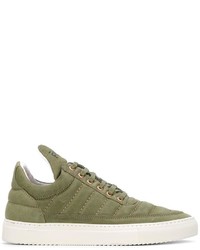 Baskets en cuir olive Filling Pieces