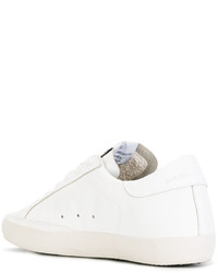 Baskets en cuir ornées blanches Golden Goose Deluxe Brand