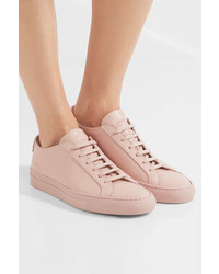 Baskets en cuir roses Common Projects