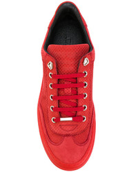 Baskets en cuir rouges Jimmy Choo