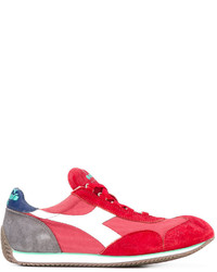 Baskets en cuir rouges Diadora