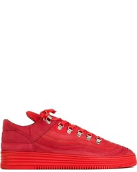 Baskets en cuir rouges Filling Pieces