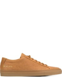 Baskets en cuir tabac Common Projects