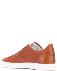 Baskets en cuir tabac Tod's