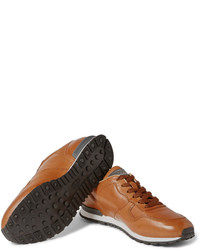 Baskets en cuir tabac Tod's