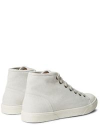 Baskets en daim blanches A.P.C.