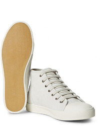 Baskets en daim blanches A.P.C.