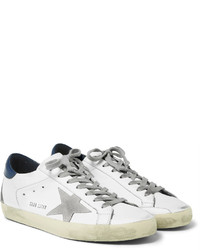 Baskets en daim blanches Golden Goose