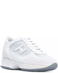 Baskets en daim blanches Hogan