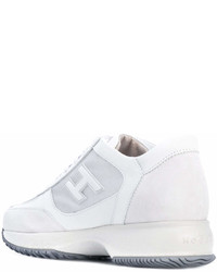 Baskets en daim blanches Hogan