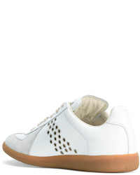 Baskets en daim blanches Maison Margiela