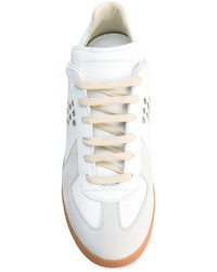 Baskets en daim blanches Maison Margiela