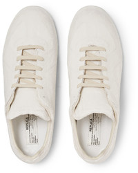 Baskets en daim blanches Maison Margiela