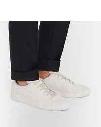 Baskets en daim blanches Maison Margiela