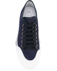 Baskets en daim bleu marine Tod's