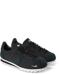 Baskets en daim bleu marine Nike