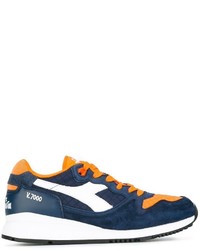 Baskets en daim bleu marine Diadora