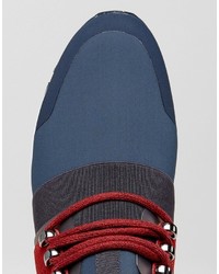 Baskets en daim bleu marine Hugo Boss