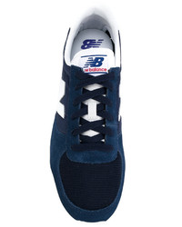 Baskets en daim bleu marine New Balance