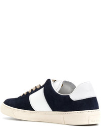 Baskets en daim bleu marine Paul Smith