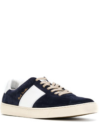 Baskets en daim bleu marine Paul Smith