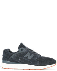 Baskets en daim bleu marine New Balance