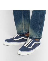 Baskets en daim bleu marine Vans