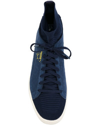 Baskets en daim bleu marine Puma