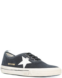 Baskets en daim bleu marine Golden Goose Deluxe Brand