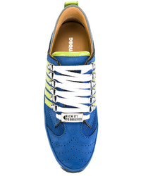 Baskets en daim bleues DSQUARED2