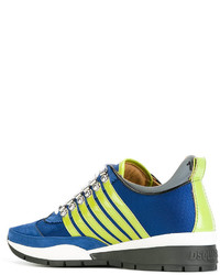 Baskets en daim bleues DSQUARED2