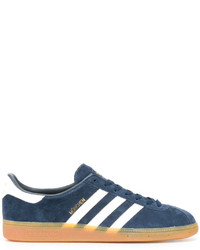 Baskets en daim bleues adidas