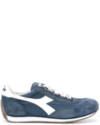 Baskets en daim bleues Diadora