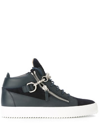 Baskets en daim bleues Giuseppe Zanotti Design