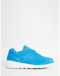 Baskets en daim bleues Saucony