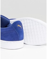 Baskets en daim bleues Puma