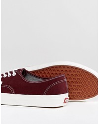 Baskets en daim bordeaux Vans