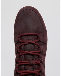 Baskets en daim bordeaux Boxfresh