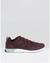 Baskets en daim bordeaux Boxfresh