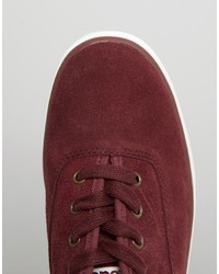 Baskets en daim bordeaux Keds